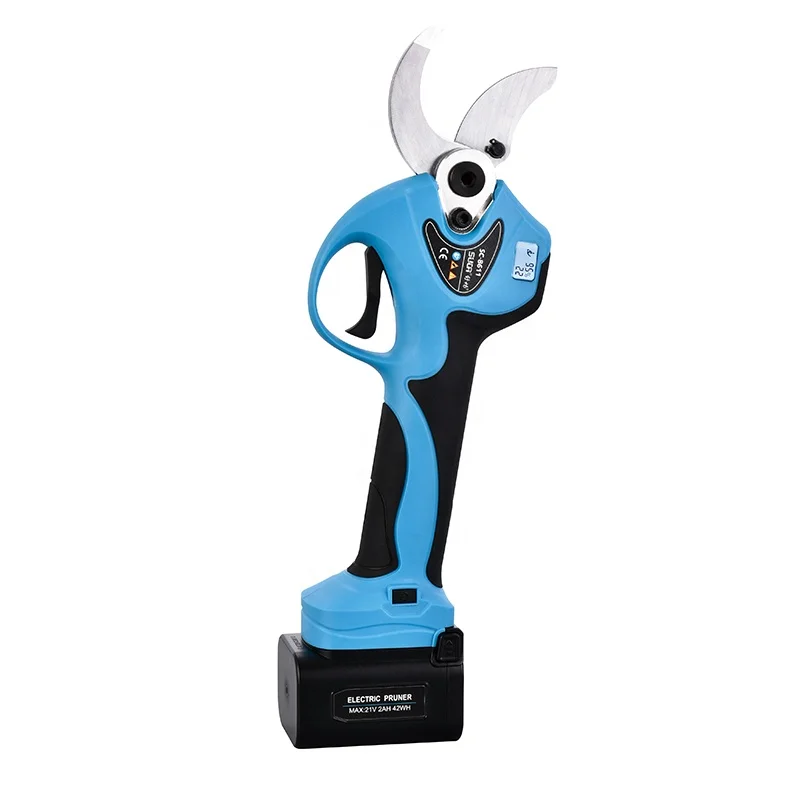 40mm Professional Electric Pruning Shears Electric Cordless Battery Powered Pruning Shears with Extension Rod