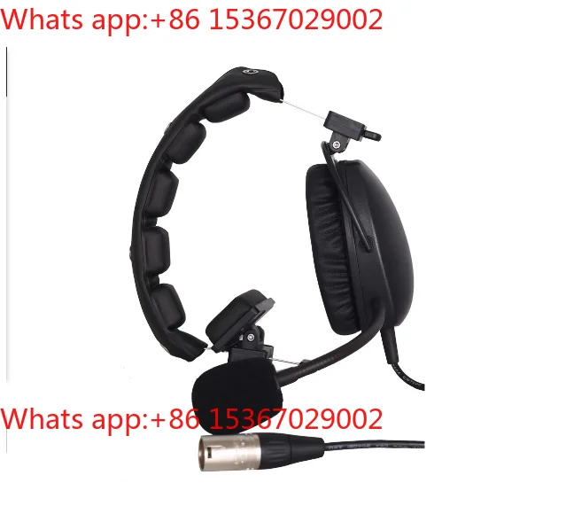 Light Headband Headset with Microphone Intercom Headset XLR Connector 4 Pin /5pin for TELIKOU NE-11 Super  HD102/HD101