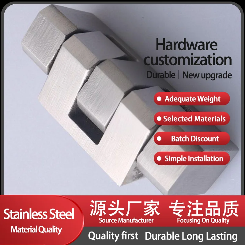 

304 Stainless Steel Rotating Sheet Metal Cabinet Hinge Can Be Used For Industrial Machinery Equipment