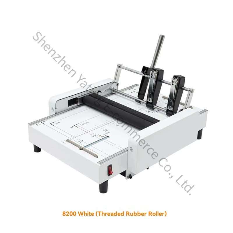 fast printing double head 4 reservation A3A4 nail folding integrated flat binding horse riding stapling manual binding machine