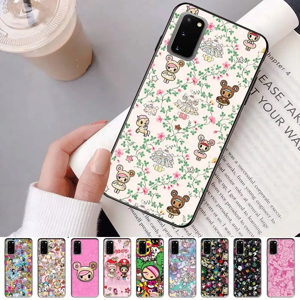 Japan T-Tokidokis Phone Case For Samsung S 24 Fe 25 Ultra Plus 20 Lite 21 30 22 23 24 22 Ultra 5G Fundas