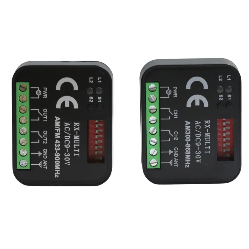 Récepteur universel de télécommande de porte de Garage RX MULTI 300-868MHz AC/DC 9-30V récepteur pour porte de Garage et transmetteur de barrière