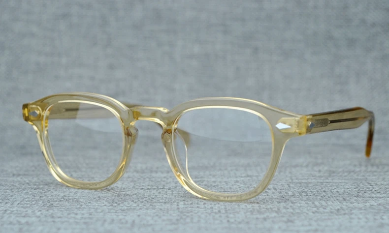 Lemtosh Lesebrille für Herren und Damen, Luxusmarke, Vintage-Acetatrahmen, Johnny Depp Presbyopie-Brille, Dioptrien +1,0 +2,0 +4,0 – Detail 26