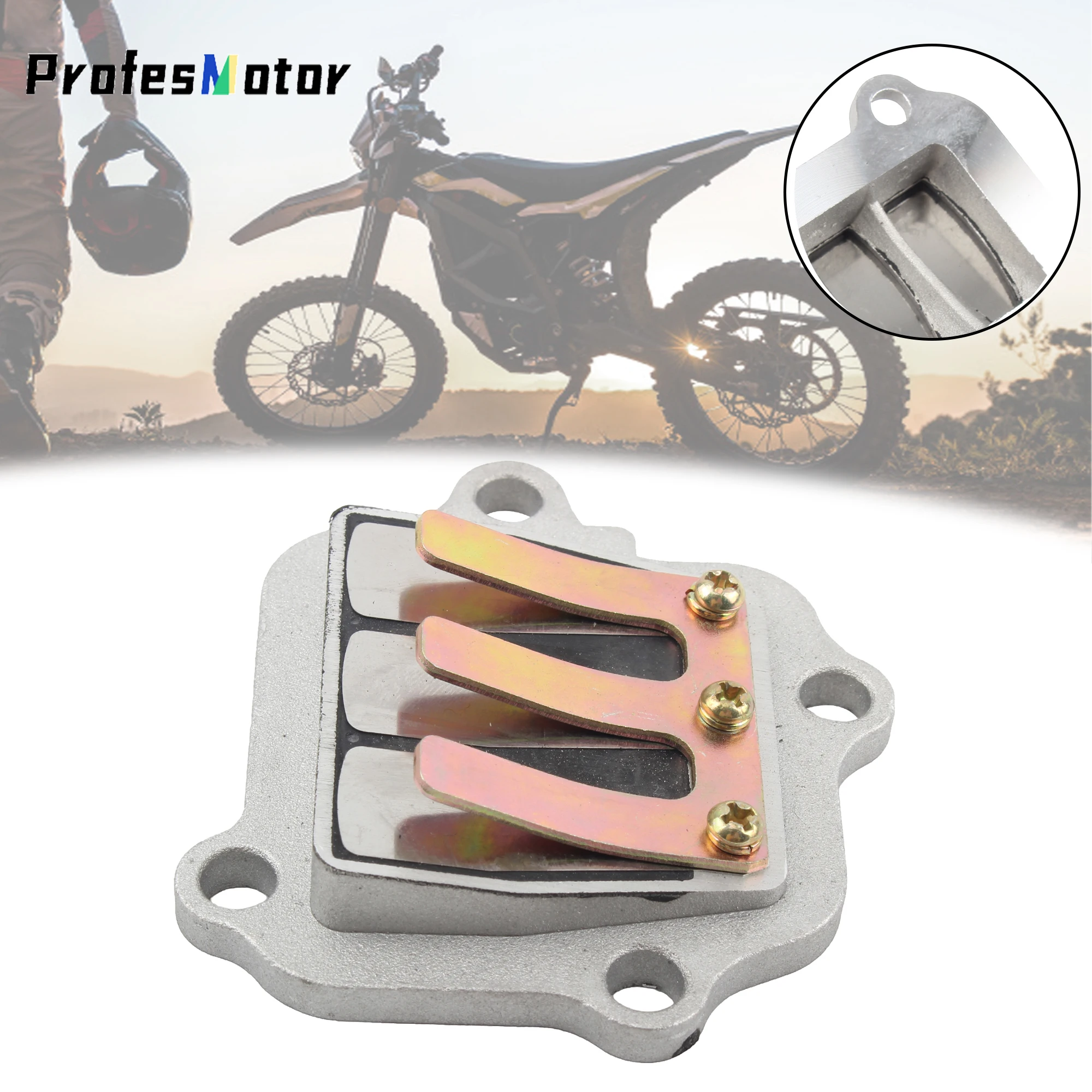 For Yamaha PW80 PY80 CY80 V80 Motorcycle Reed Valve Assembly Y100 PEEWEE 80 Two-Stroke ATV Quad Dirt Bikes Parts