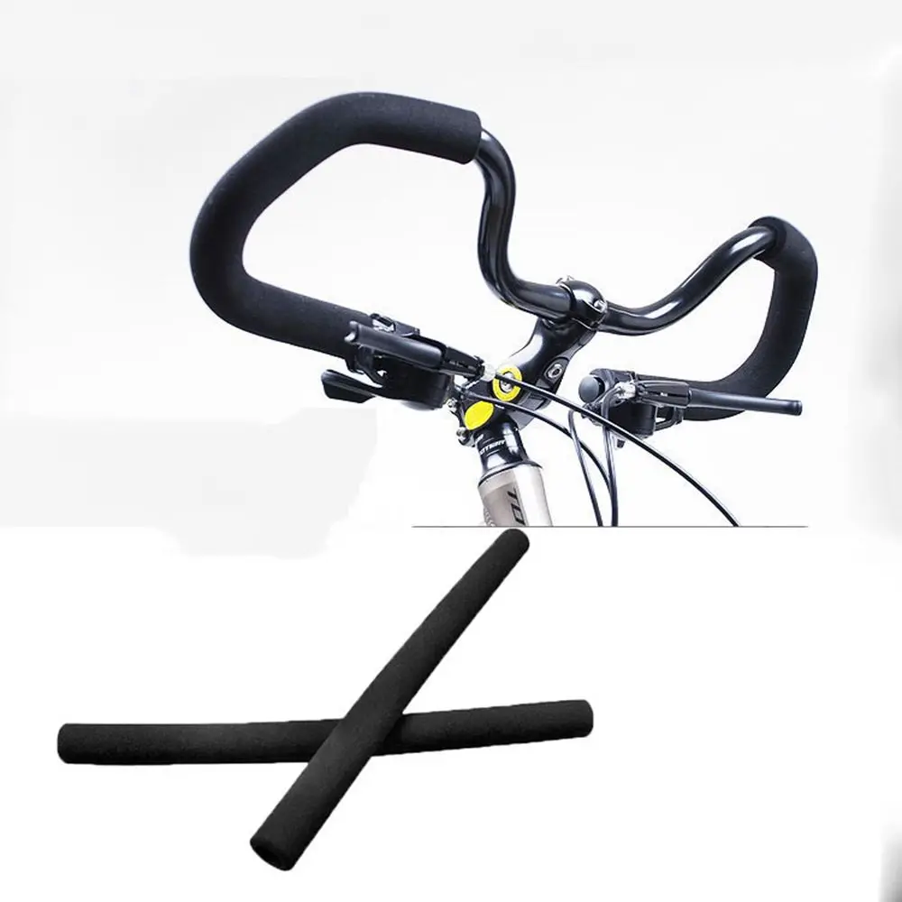 High Quality Black Soft Bar End Bike Bicycle Bicycle Accessories Rubber Handlebars Covers Handlebar Cover Grips Bar End