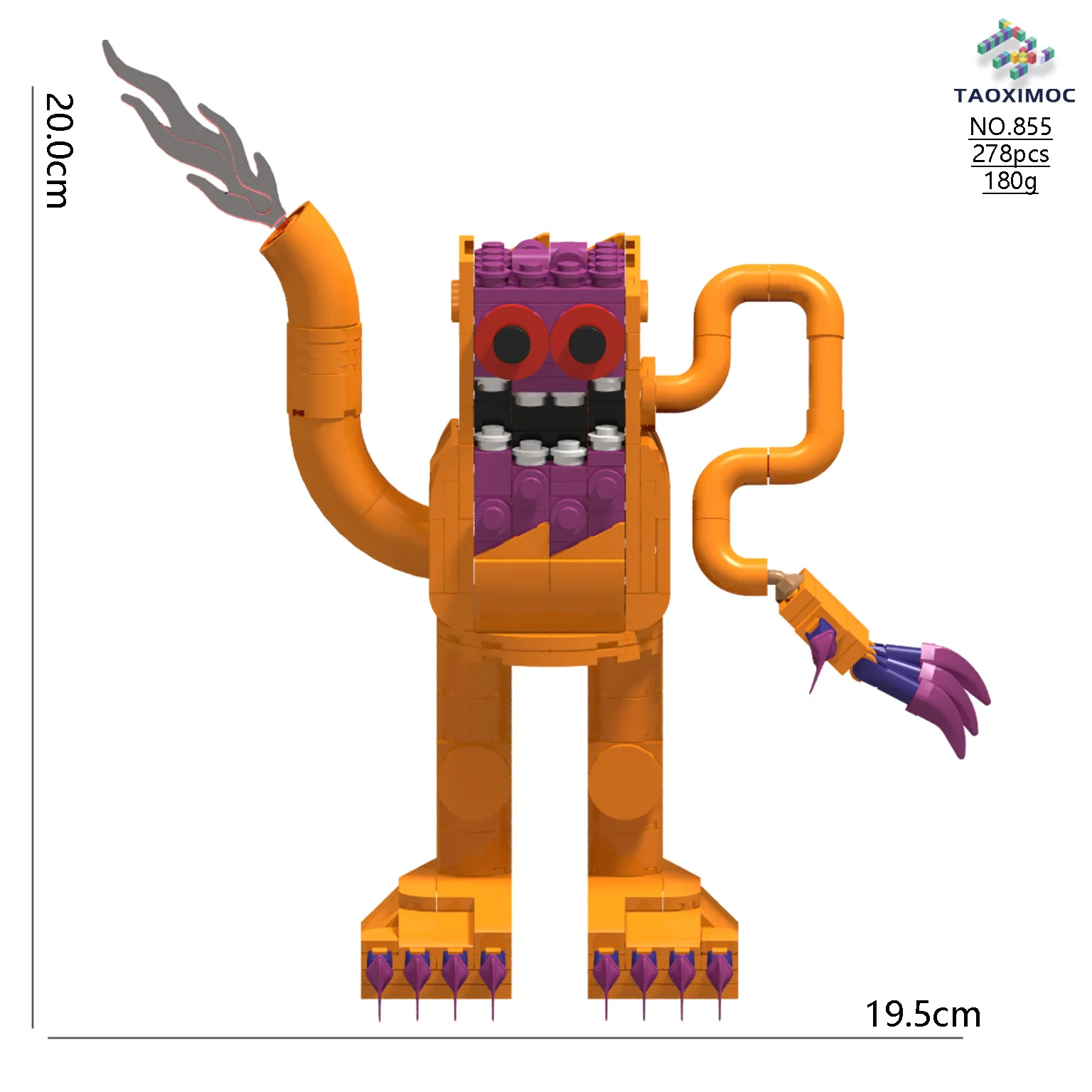 

Evil Mutation Teapot Man AI The Book of Mountains and Seas Abstract MOC Building Blocks Monster Bricks Toys Compatible With LEGO