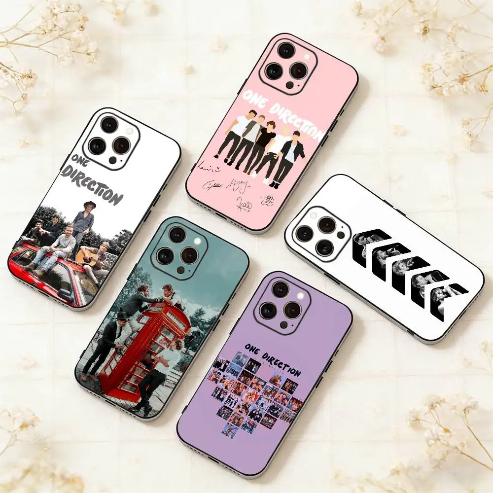 

One D-Direction-ES B-Band Phone Case For iPhone 17,16,15,14,13,12,11 Plus,Pro Max,XS,Soft Silicone Black Cover