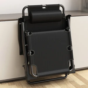 Klappernde Liegestuhl mit Kissen, Sonnenstuhl für Erwachsene, Beach Yard Pool Terrasse, Campingstühle im Freien im Freien 6 Hauptverkäufe Sonnenblume Falten - №3