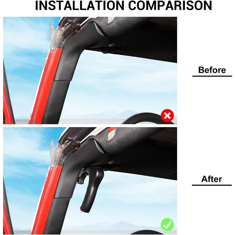 

JK Front Grab Handles Front Door Overhead Roof Grab Bar Handle For Jeep Wrangler JK 2007-2017 Accessories