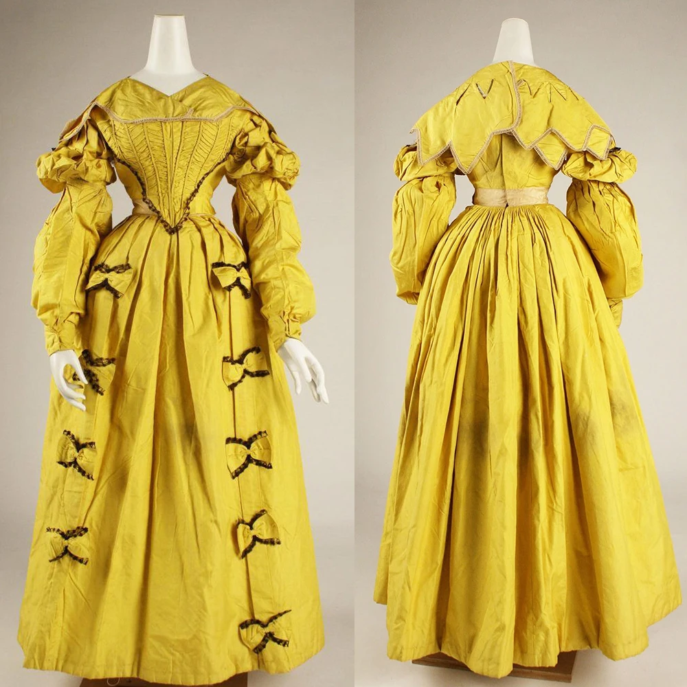 

1830s Afternoon Dress Victorian Royal Court Princess Rococo Dinner Dress Colonial Civil War Manor Duchess Tea Party Ball Gown