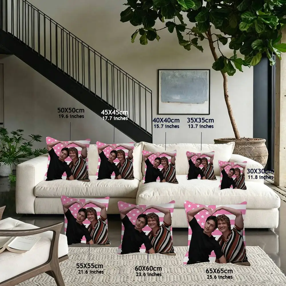 Popular TV Heated Rivalry Shane Ilya Pillow Case Sofa Living Room Bedroom Double-sided Print Square Cushion Nap Time Pillow Case