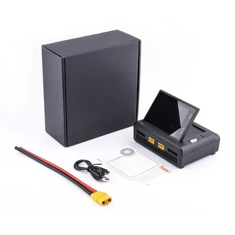 Touch color screen M8D dual-channel charger, high-power input balanced charger