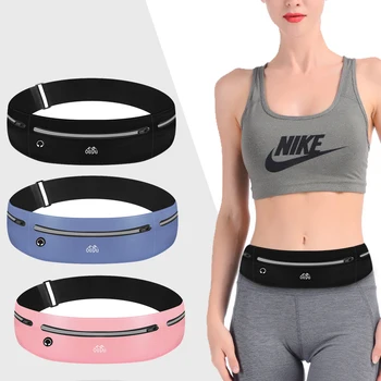 Profissional correndo saco de cintura segurança reflexivo à prova dwaterproof água confortável fanny sacos das mulheres dos homens esporte escondido bolsa cinto pacote cintura