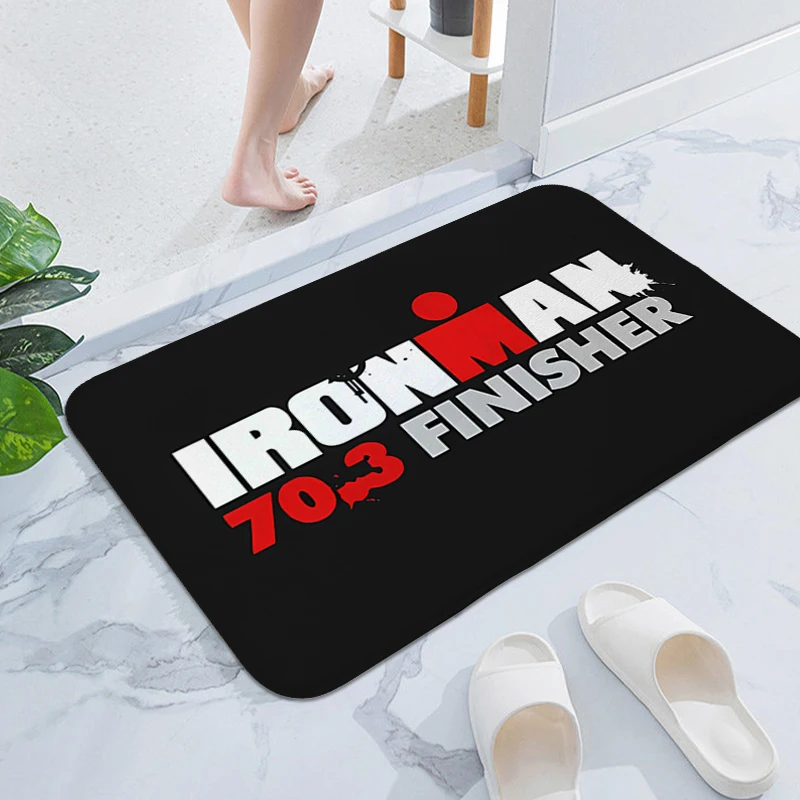 

Bath Mat A-Triathlons Washable Non-slip Kitchen Aesthetic Carpet Entrance of House Carpet for Bed Room Living Room Floor Carpets