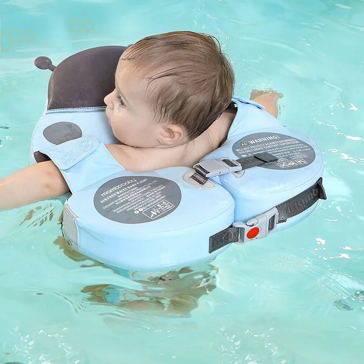 Baby Infant Kid Floater Lying Swimming Float Mambobaby Non Inflatable Baby Waist Floater Swim Trainer Solid Infant Pool Float