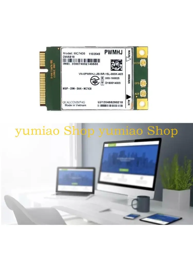 587B High Speed 4G Wireless Card MC7430 4G Module FDD-TDD LTE CAT6 4G Module USB3.0