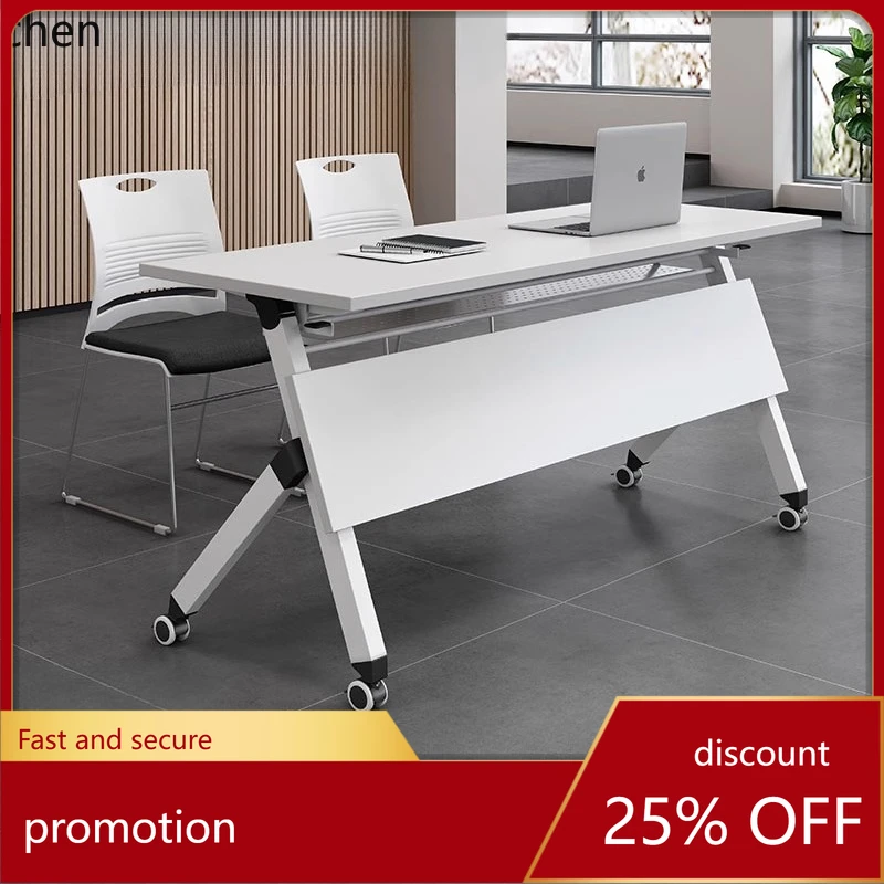 LXC Folding Training Table and Chair Set Conference Table Study Desk Office Movable Splicing