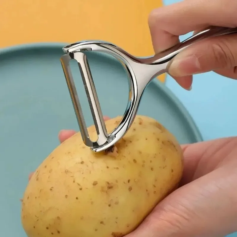 1PC Vegetable Peeler Stainless Steel Potato Peeler Multi-function Carrot Grater Fruit Tools Kitchen Accessories Cuisine Pelador
