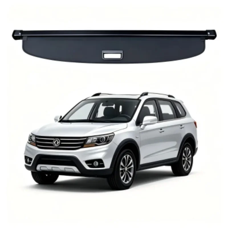 Cargo Cover Trunk Privacy Shade Rear Security Partition Anti-Theft Shield Organizer For Dongfeng Joyear X5 2013-2016
