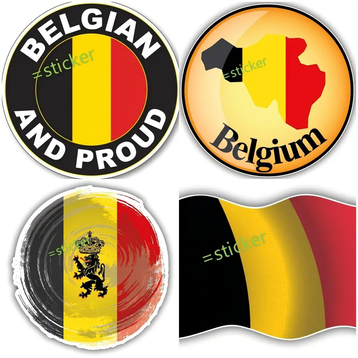 

Belgium Travel Slogan Car Bumper Sticker Waterproof Decal Sunscreen Trunk Motorcycle Vinyl Decals