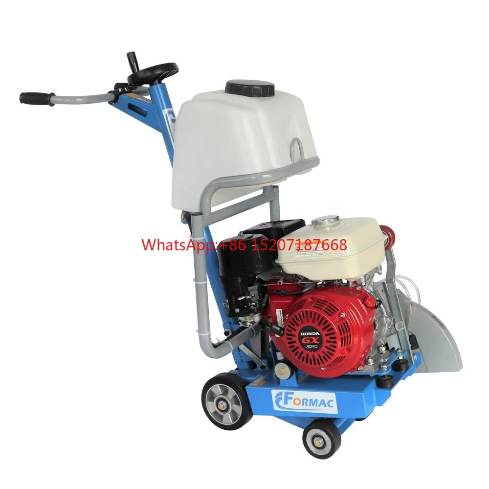 Gasoline Honda 9hp asphalt pavement cutting machine cutting depth 120mm