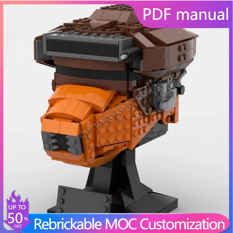 

600 pcs Star Battle Leia’s Boushh Helmets Model Building Blocks Bricks Diy Children Education Assembly Toy Birthday Gift present