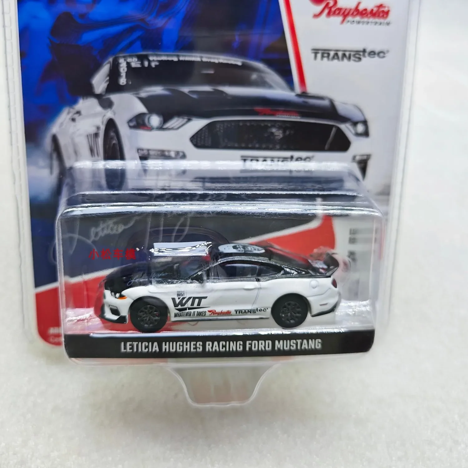 GreenLight 1:64 Leticia Hughes Racing Mustang سبيكة محاكاة نموذج سيارة صغيرة مجموعة الديكور سيارة لعبة هدية
