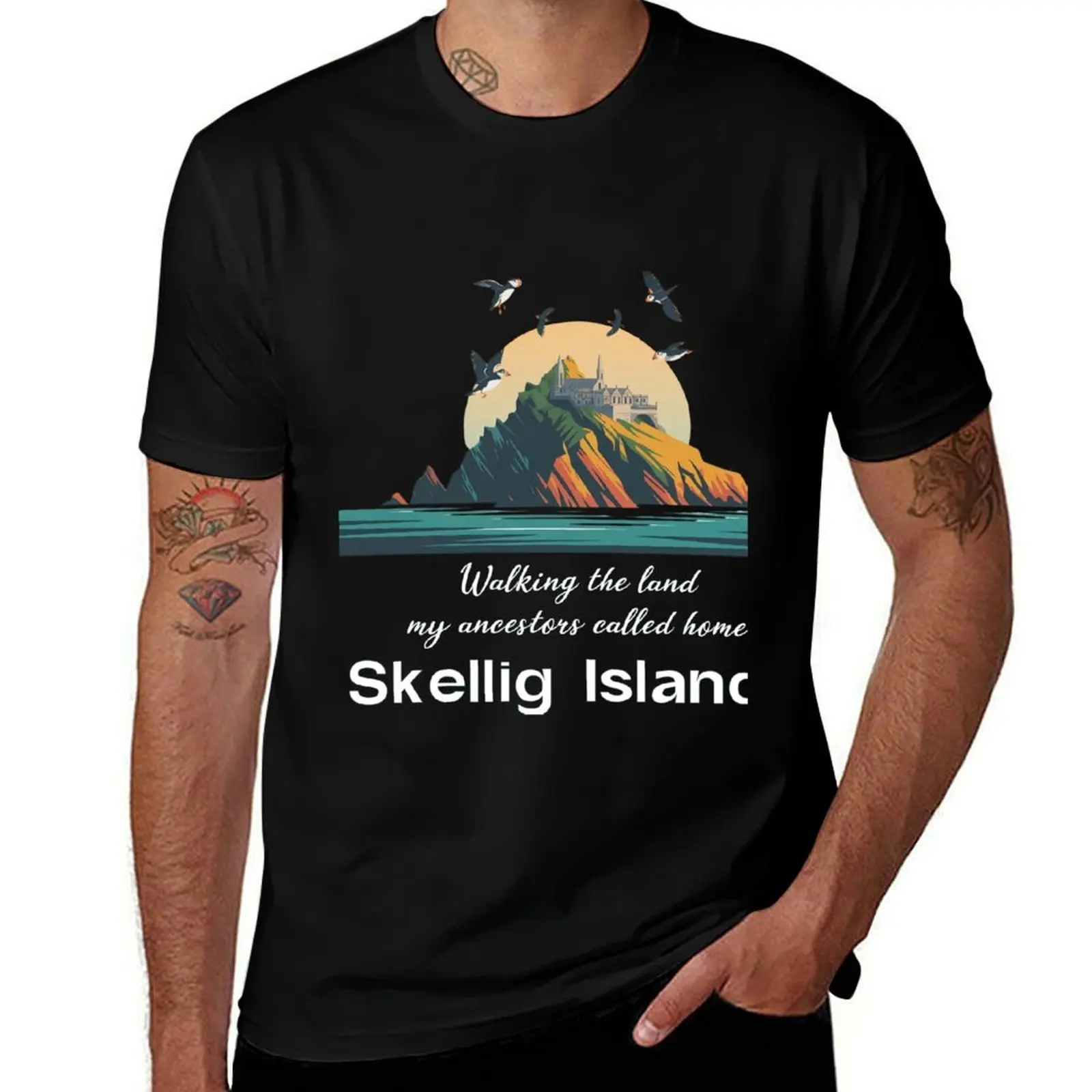 

Ancestors Called Home - Skelling Islands T-Shirt oversize t-shirts man summer 2025 plain summer top men t shirts