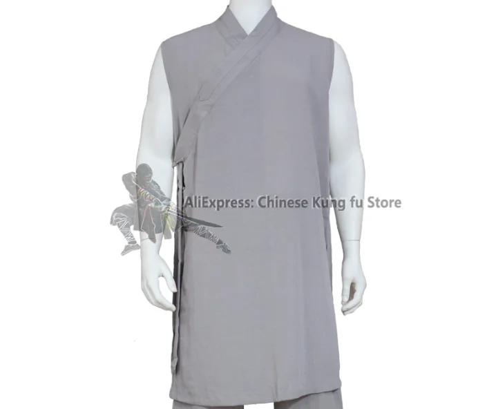 Immagine 4: Gilet Qigong personalizzato in 25 colori per monaci Shaolin, giacca Kung Fu, abbigliamento per meditazione Zen