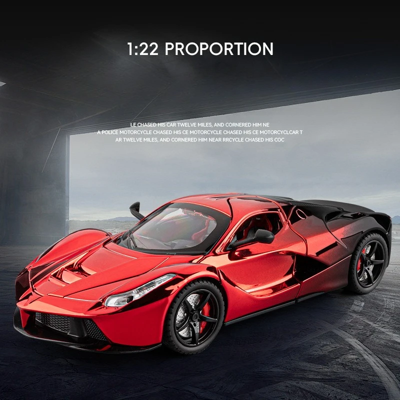 1:22 سبيكة سباق السيارات نموذج دييكاست لعبة معدنية المركبات نموذج سيارة محاكاة لعبة أطفال الهدايا #2