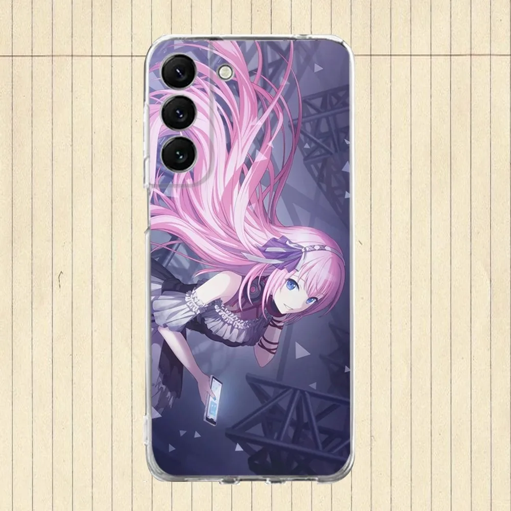 Luka Megurine Singer Phone Case Silicone For Samsung S30,S23,21,22,20 Ultra,S20 FE lite,S10,9,PIus Note20ultra Cover Clear