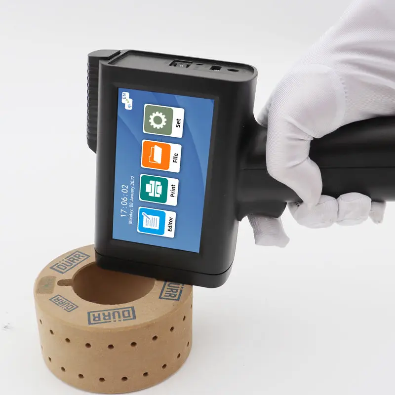 آلة الترميز شاشة تعمل باللمس المحمولة الحبر النفاث تاريخ المبرمج دفعة مجموعة رقم آلة الطباعة النافثة للحبر المحمولة النافثة للحبر #3