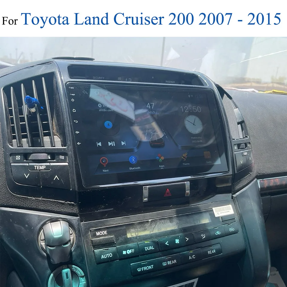 Android 14 For Toyota Land Cruiser 200 LC200 2007 2009 2011 2013 2015 Car Autoradio Stereo Audio GPS Navi Monitor Tape Recorder