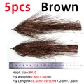 5pcs Brown
