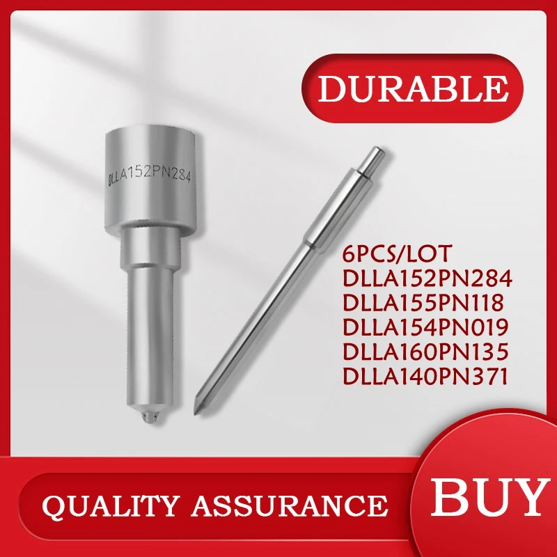 Engine Injectors Nozzle DLLA152PN284 DLLA155PN118 DLLA154PN019 DLLA160PN135 DLLA140PN371 6pcs For ISUZU 4BG1,ZD2226