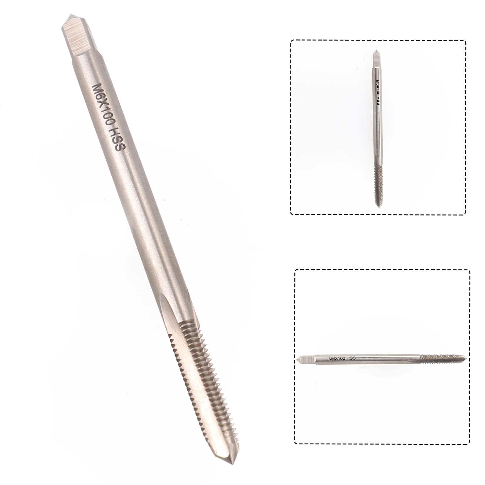 Stable Performance M6 x1 0 x100mm HSS RH 6mm x 1 0mm Extended Long Shank Extension Tap Testing Standards and Durability