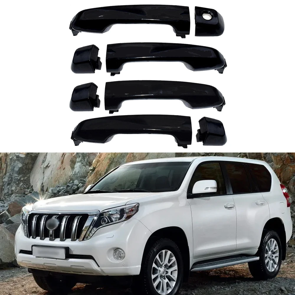 

Suitable for Toyota Landcruiser Prado 2010-2018 manija de puerta Exterior delantera trasera izquierda derecha Reemplazo