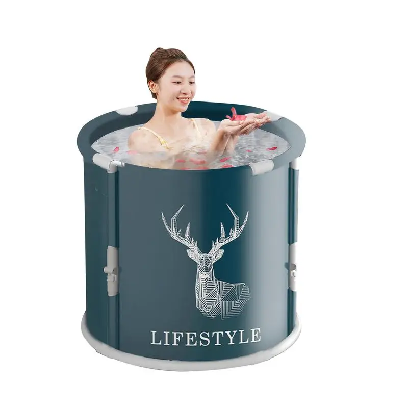 Portable Bathtub Foldable Family Bathroom Spa Tub Soaking Bathing Tub For Adults Separate Family Bathroom SPA Tub For Hot Bath