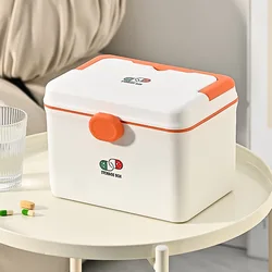 Large Capacity Medicine Box For Home Medicine Storage MultiLayer Classification Home Medicine Box Portable First Aid Medical Kit