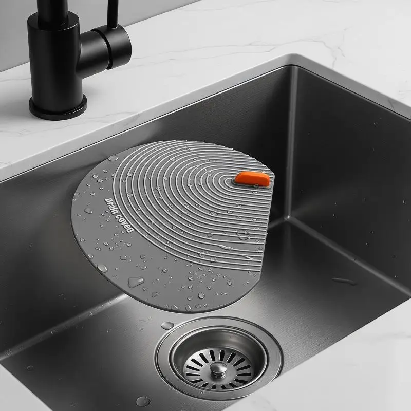 Silicone Floor Drain Cover Anti Odor Hair Catcher Reusable Anti Clogging Stopper for Bathroom Shower Sink view 4