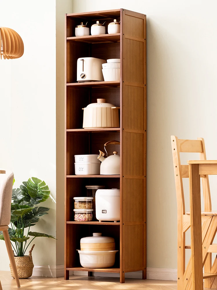 

Kitchen rack storage cabinet crevice cabinet floor locker pot narrow gap