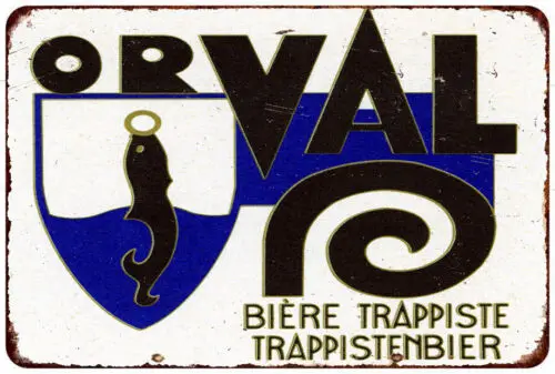 Orval Beer Vintage Look Reproduction metal sign