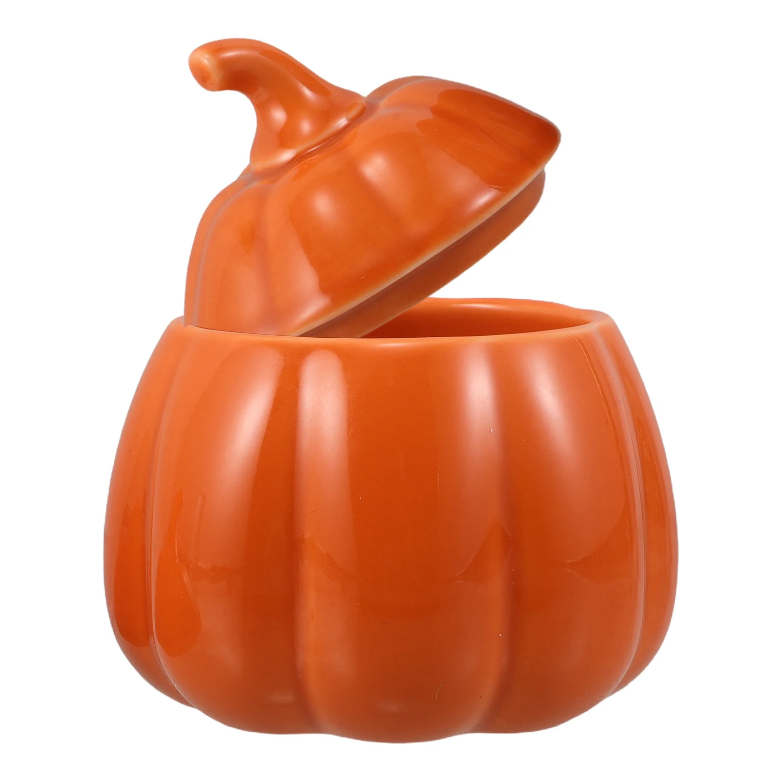 

Ceramic Halloween Pumpkin Stew Pot Lid Pumpkin Shape Soup Bowl Storage Jar Kitchen Decor Halloween Soup Bowl Ceramic Stew Pot
