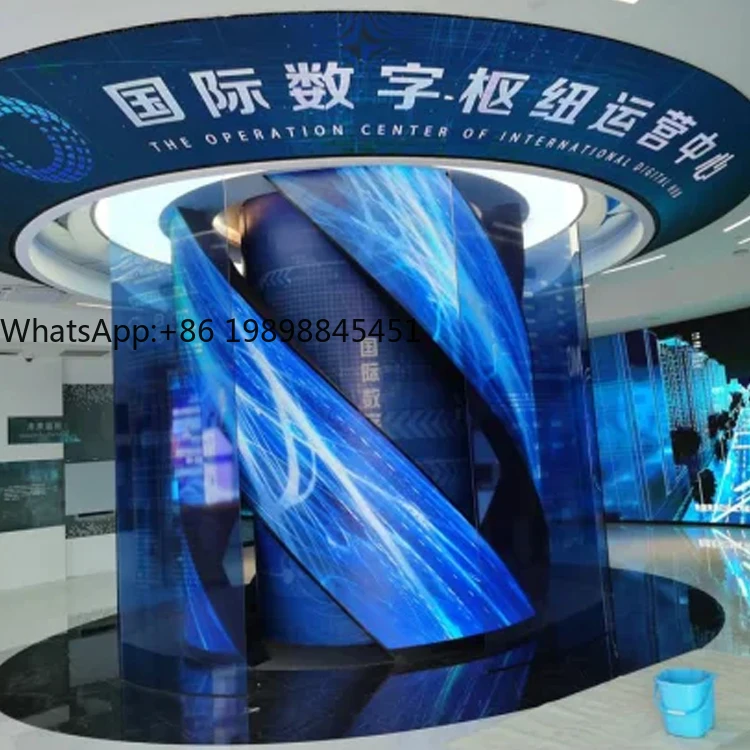 

Transparent Flexible Led Display Glass Curtain Screen Advertising Led Display Transparent Video Wall Led Event Screen
