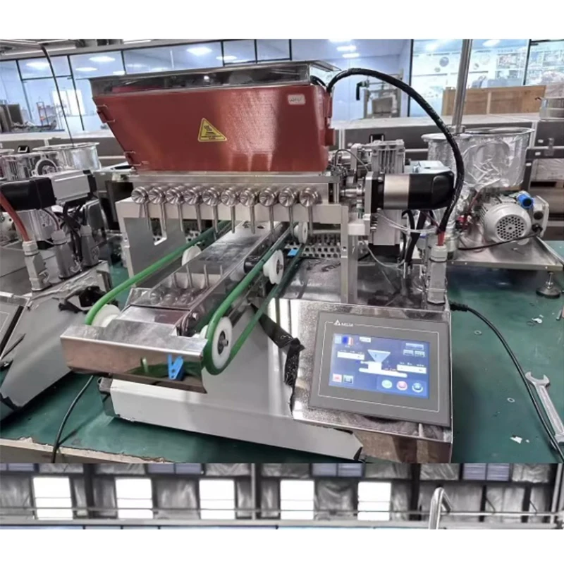 Small Hard Candy Making Machine Gummy Bear Jelly Bean Bonbon Snack Depositor Fill