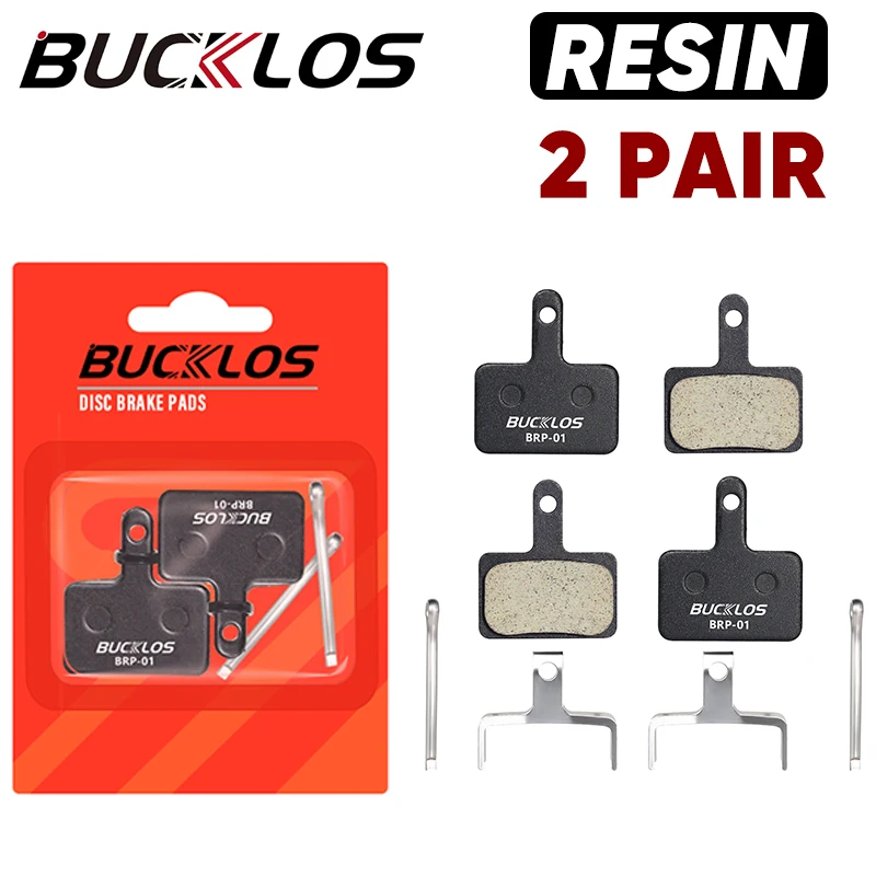 BUCKLOS Hars Schijfremblokken Voor SHIMANO B01S slijtvaste Hydraulische Remblokken MTB Remblokken voor B03S B05S Fietsen onderdelen