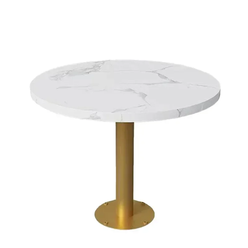 

Simple Minimalist Wall Hanging Dessert Shop Round Table Coffee Milk Tea Shop Against Dining Room Table Save Space