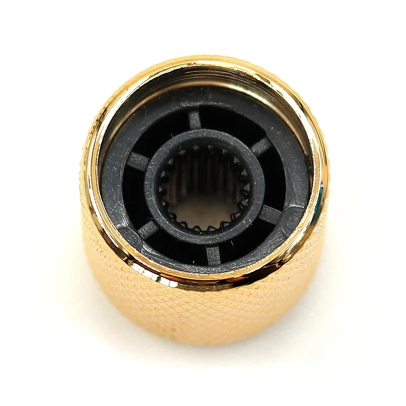 

Han Asset электрогитара электрический бас-потенциометр золотой громкости звук металлическая ручка колпачок втулка для деталей музыкальных инструментов