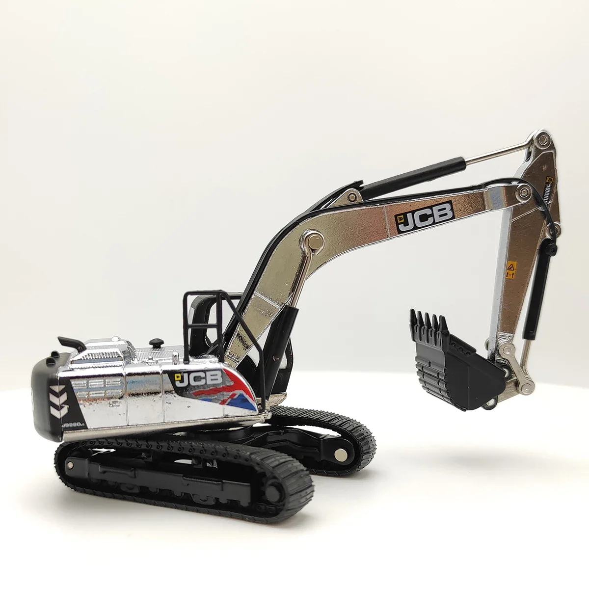 دييكاست 1:76 مقياس أكسفورد 76JS002 JCB JS220 آلة حفارة مجنزرة الهندسة سيارة سبيكة سيارة نموذج تحصيل لعبة هدية