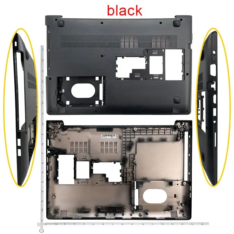 Imagem -04 - Capa Superior e Inferior da Base Shell para Lenovo Ideapad 51015ikb 510-15isk 510-15abr 310-15ikb 310-15isk 310-15abr Novo